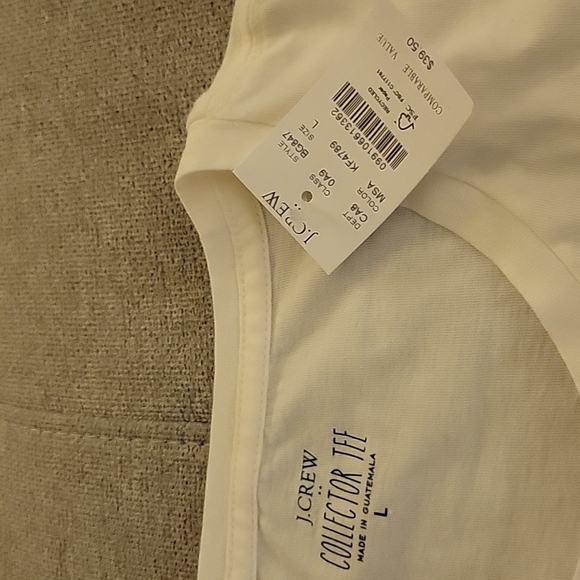 NWT J.Crew fun vacay tee. Sizes Large and Medium. Vacation Crew in faded green - Picture 5 of 14